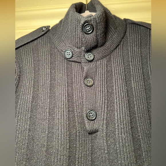 Vintage Military Commando Ribbed Merino Wool Sweater Jumper, size medium Utility - Picture 12 of 14